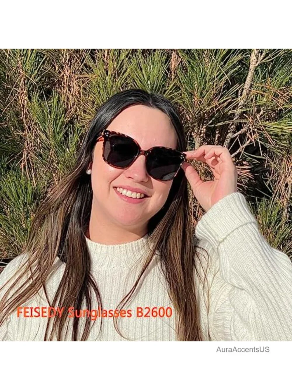 Oversized Polarized Sunglasses UV400 Square Fashion Outdoor Daily